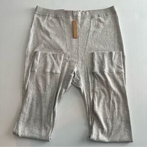 NWT Skims Ribbed Heather Grey Leggings Size 2XL